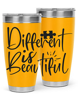 different is beautiful Style 12#- autism- Tumbler