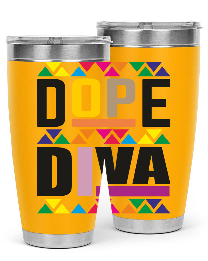 dope diva- black words phrases- Cotton Tank
