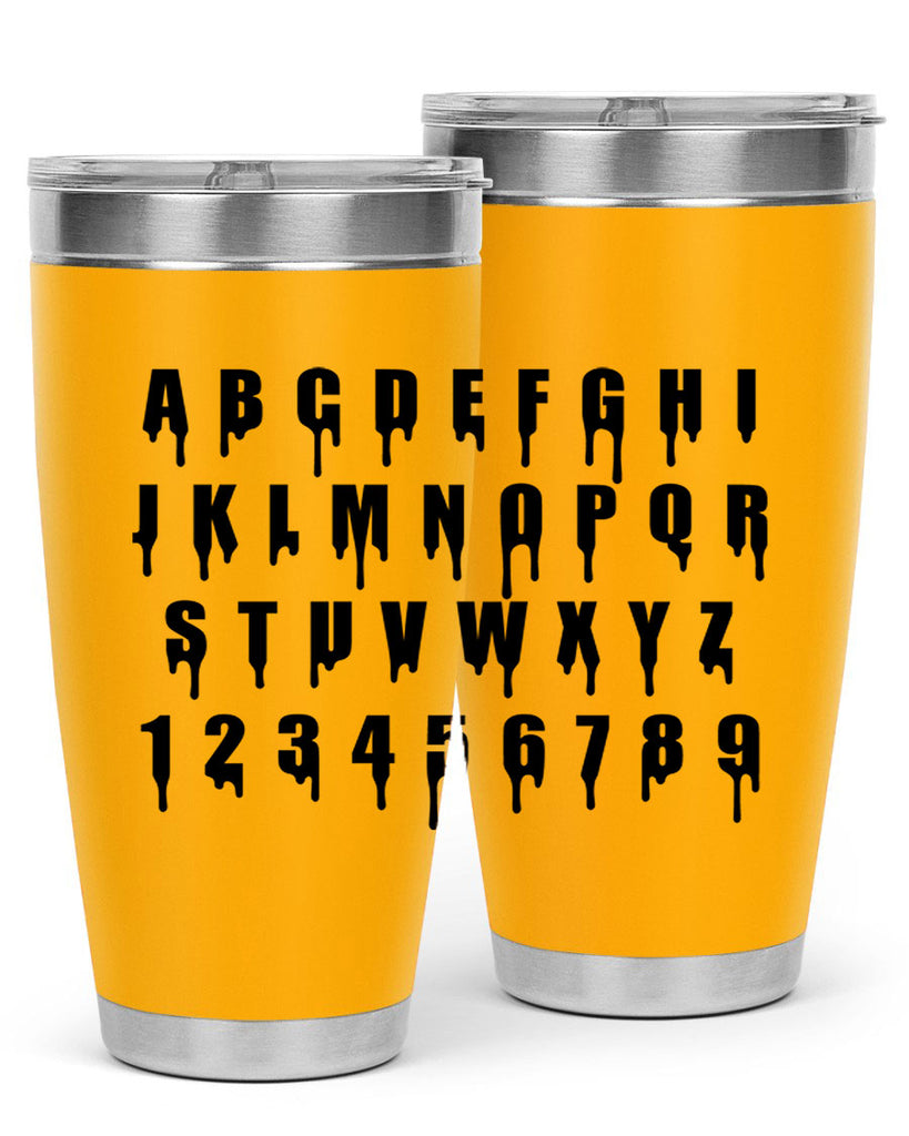 drip font 164#- black words phrases- Cotton Tank