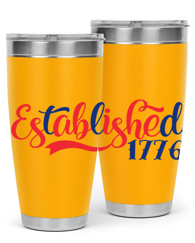 established Style 46#- Fourt Of July- Tumbler