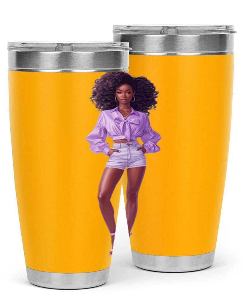fashion girl in lavender 61#- fashion- Cotton Tank