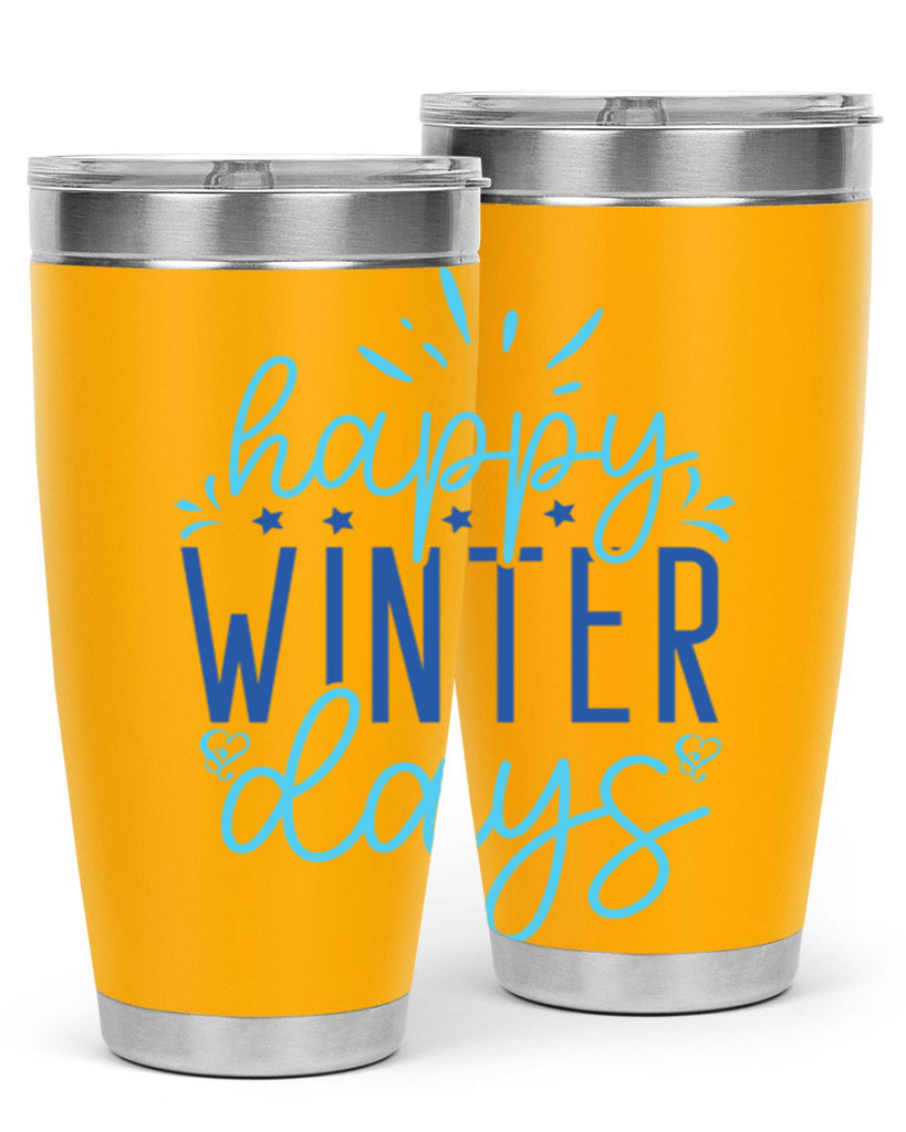 happy winter days 121#- winter- Tumbler
