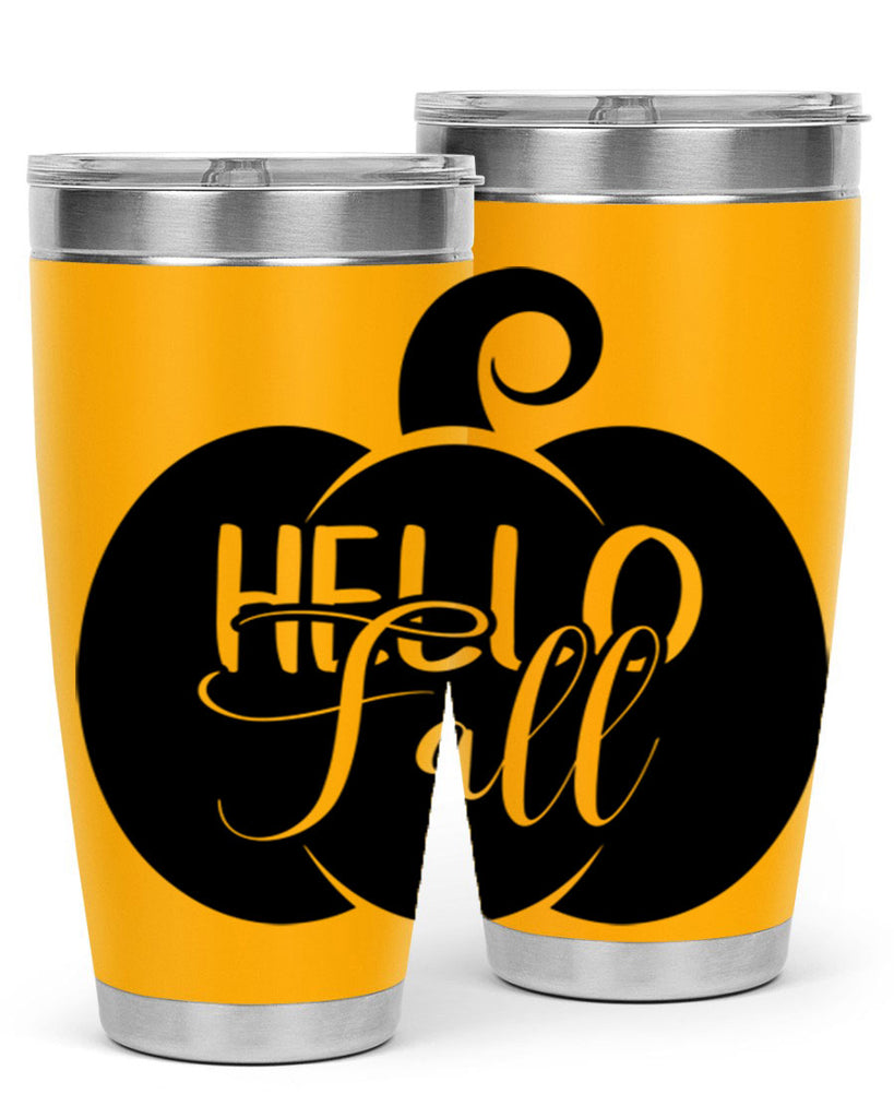 hello fall 275#- fall- Tumbler