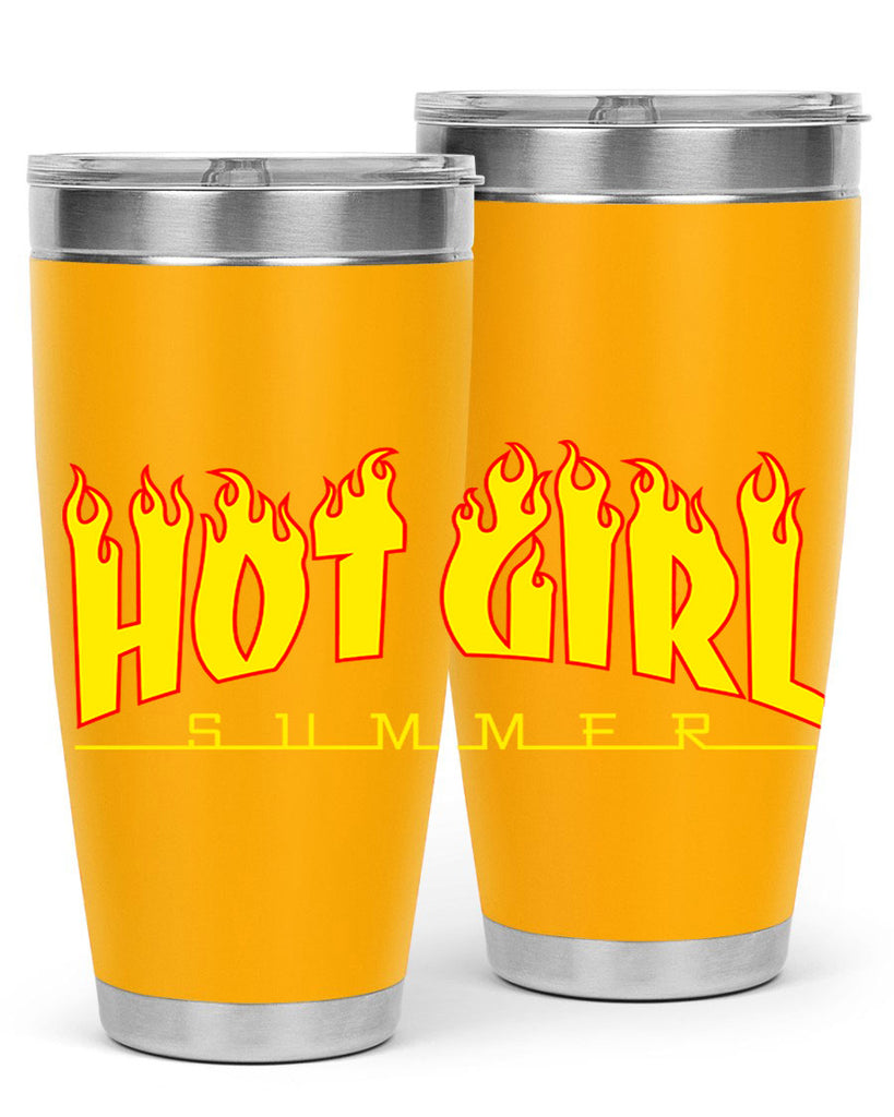 hot girl  summer fire 123#- black words phrases- Cotton Tank
