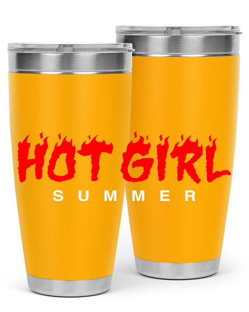 hot girl  summer fire 124#- black words phrases- Cotton Tank