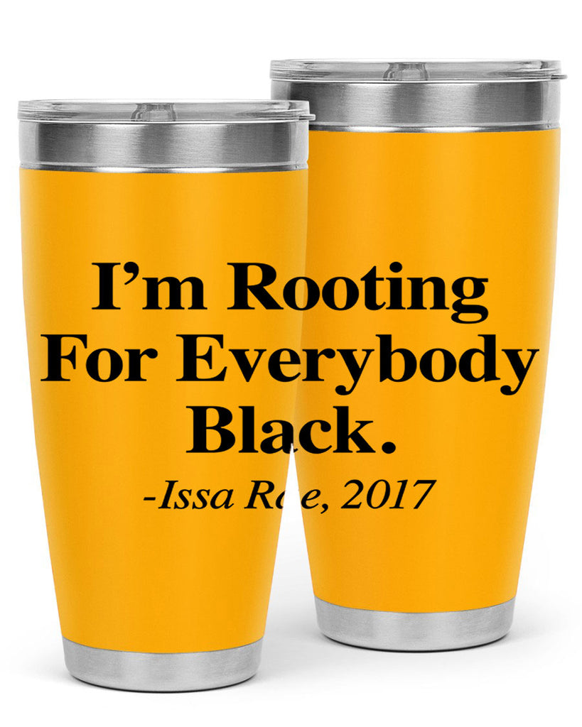 im  rooting for everybody black  109#- black words phrases- Cotton Tank