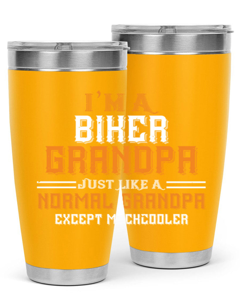 im a biker grandpa just like a normal grandpa except muchcooler 38#- grandpa - papa- Tumbler