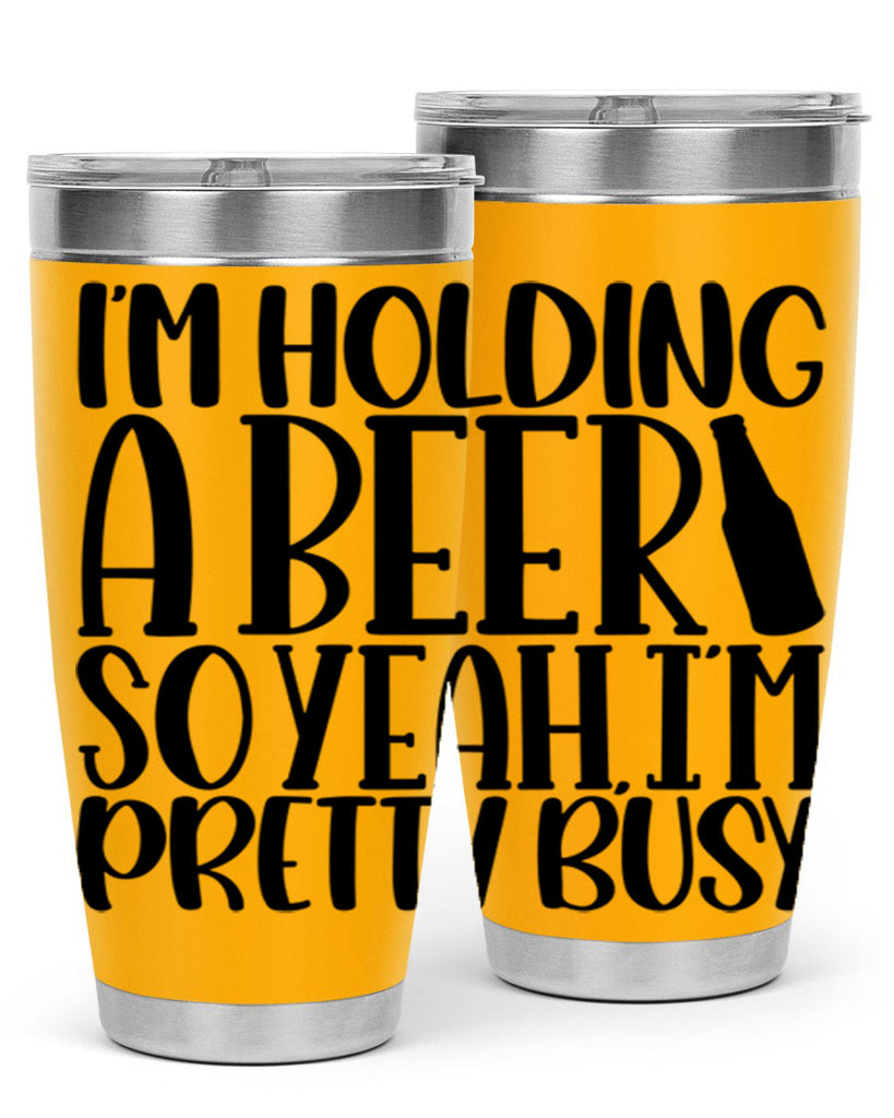 im holding a beer so yeah 32#- beer- Tumbler