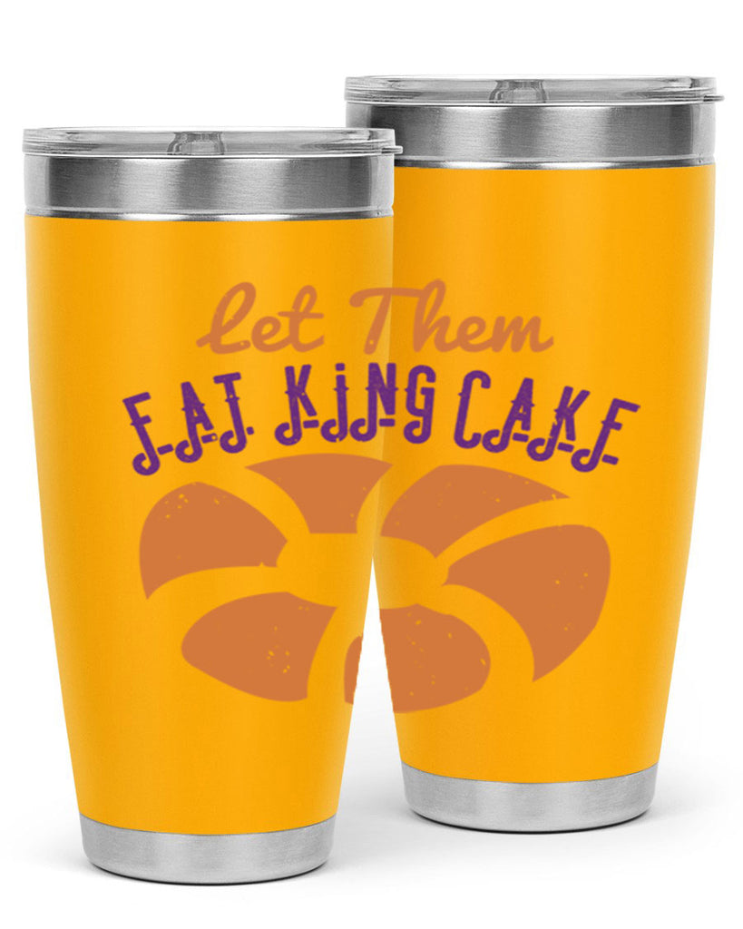 let them eat king cake 50#- mardi gras- Tumbler