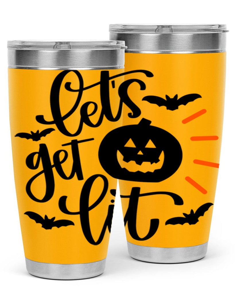 lets get lit 48#- halloween- Tumbler