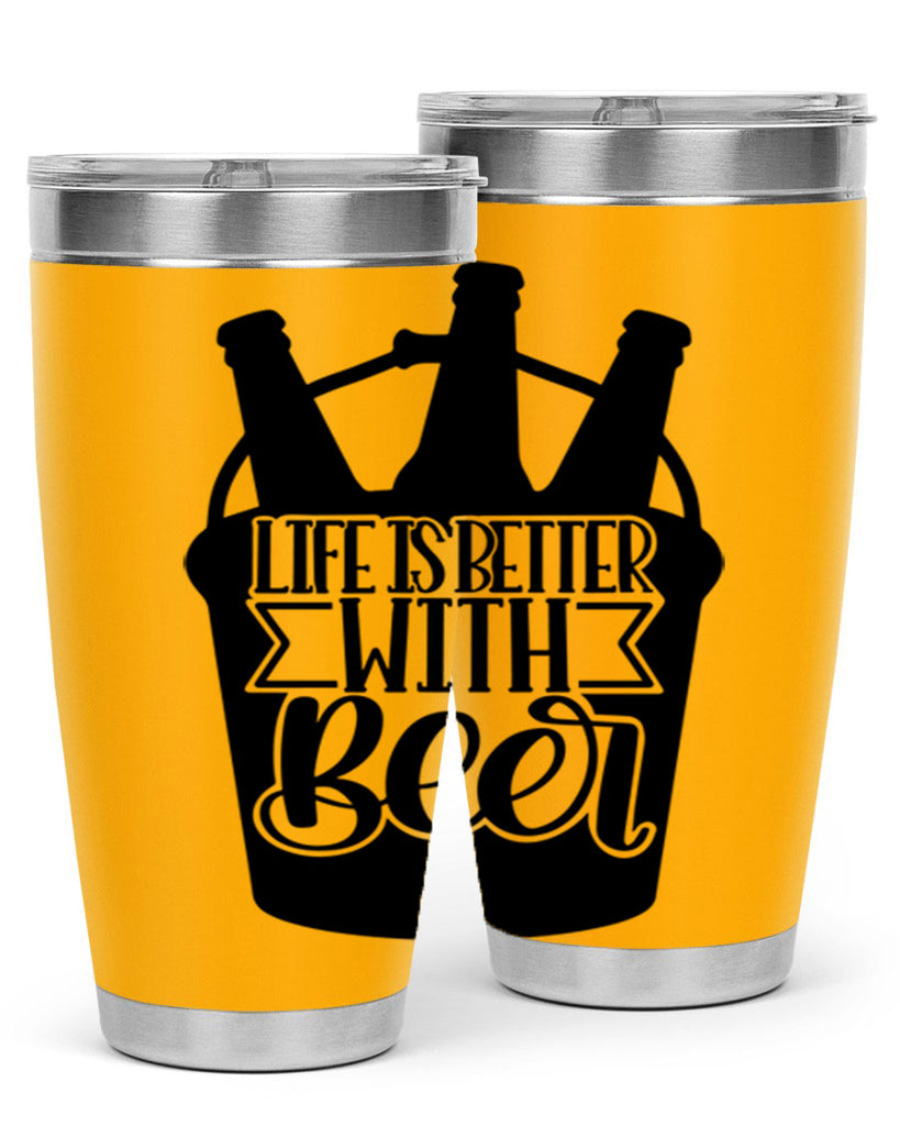 life is better with beer 27#- beer- Tumbler