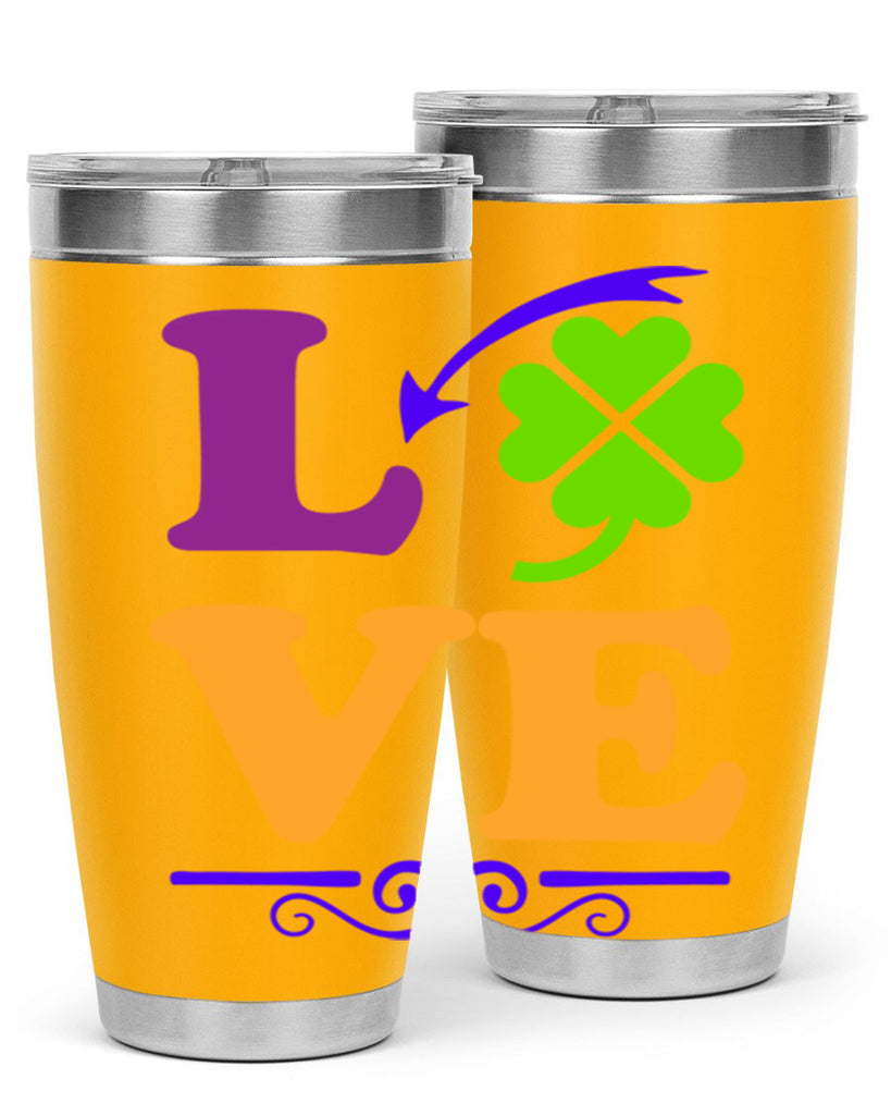 love 18#- mardi gras- Tumbler