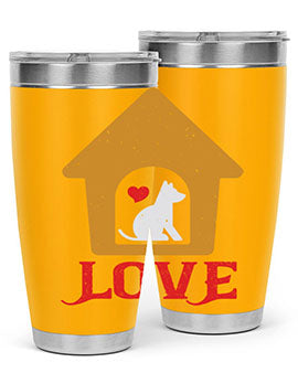 love Style 161#- dog- Tumbler