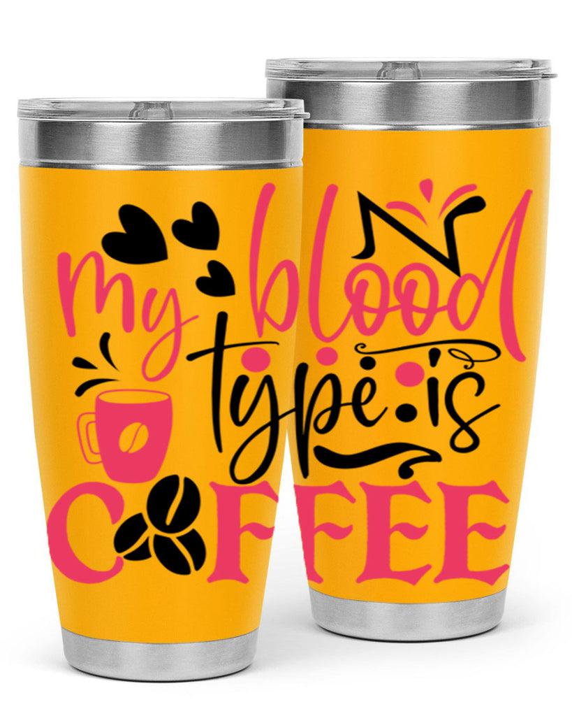 my blood type is coffee Style 375#- nurse- tumbler