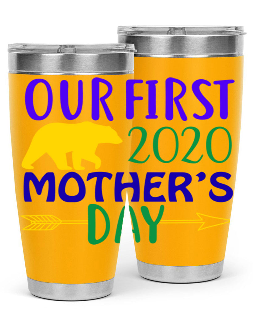 our first mothers day 4#- mardi gras- Tumbler