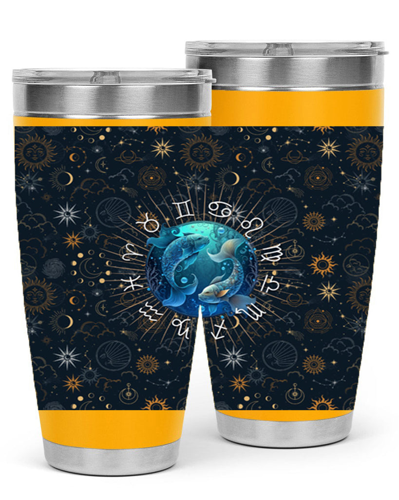 pisces Straight 366#- zodiac- Tumbler