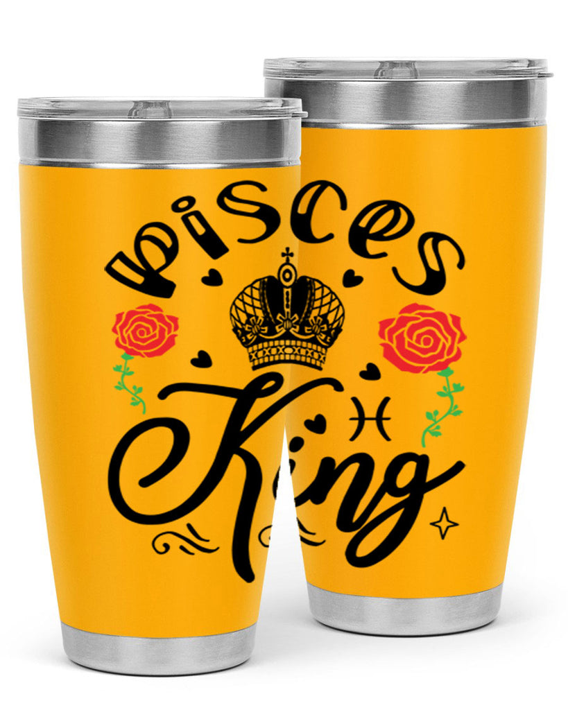 pisces king 375#- zodiac- Tumbler