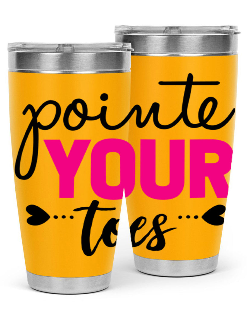 pointe your toes 71#- ballet- Tumbler