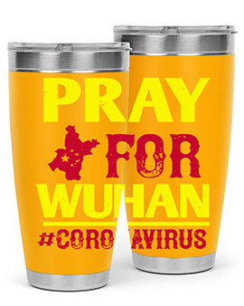 pray for wuhan coronavirus Style 27#- corona virus- Tumbler