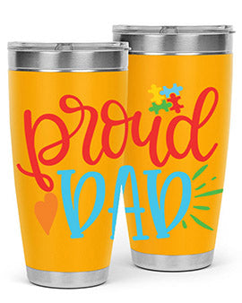 proud dad Style 36#- autism- Tumbler