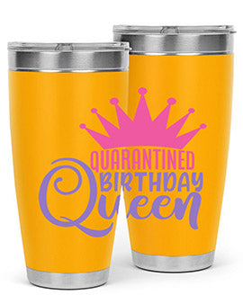 quarantined birthday queen Style 46#- corona virus- Tumbler