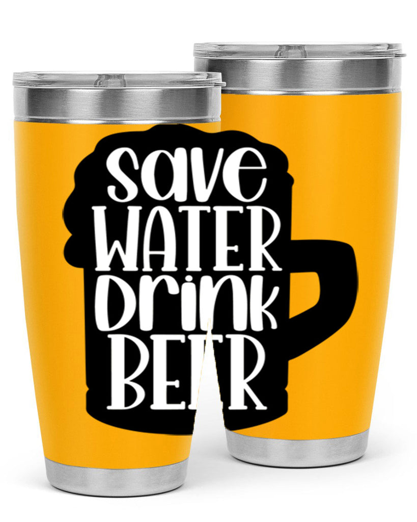 save water drink beer 23#- beer- Tumbler