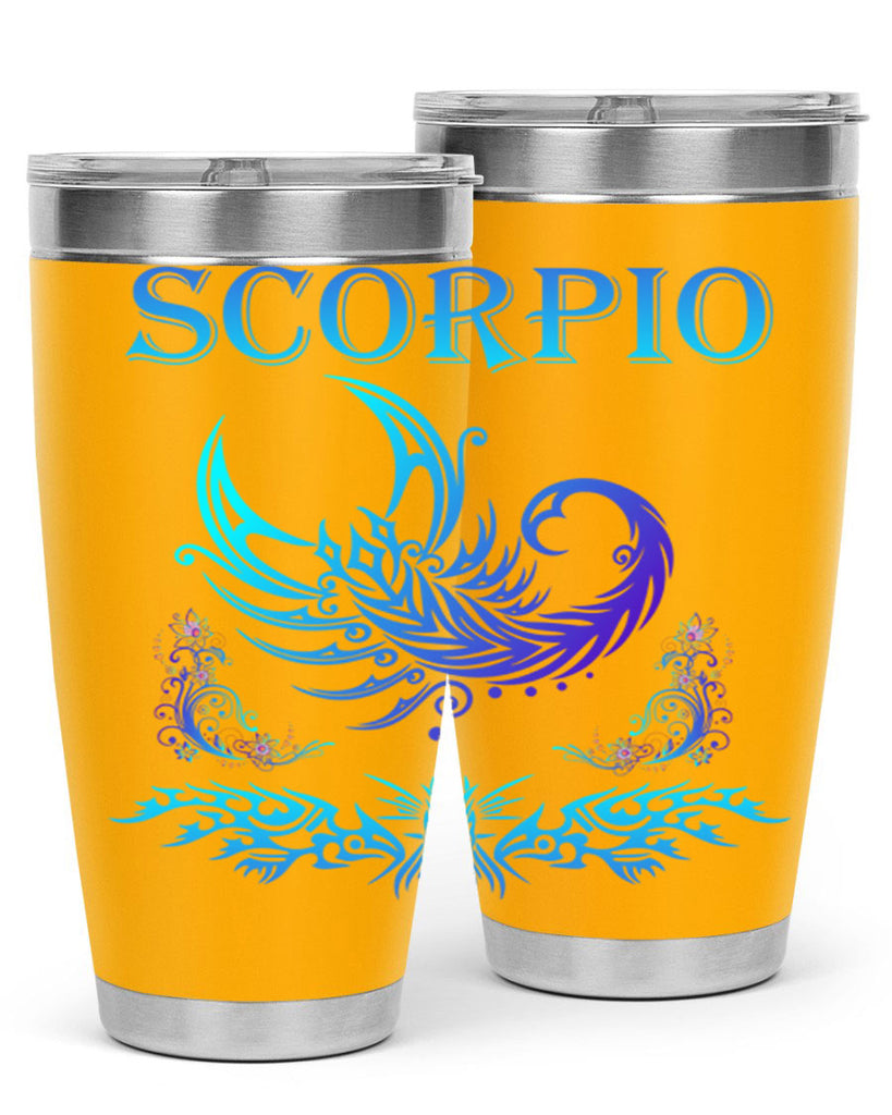 scorpio 449#- zodiac- Tumbler