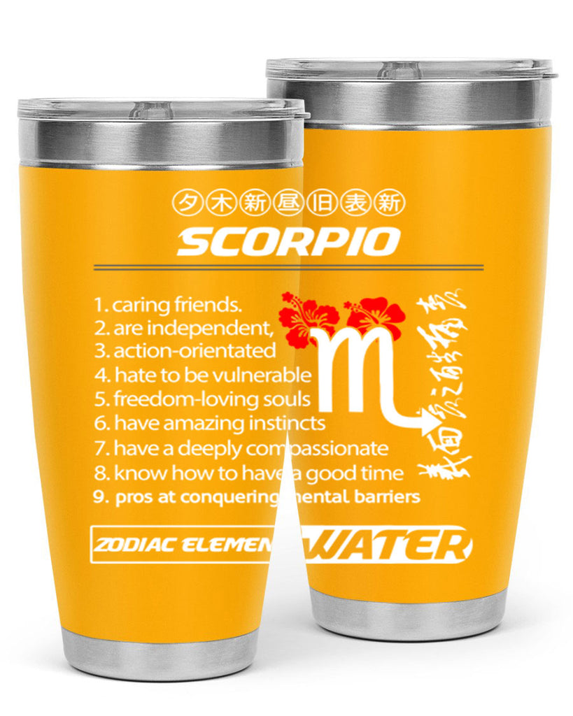 scorpio 456#- zodiac- Tumbler