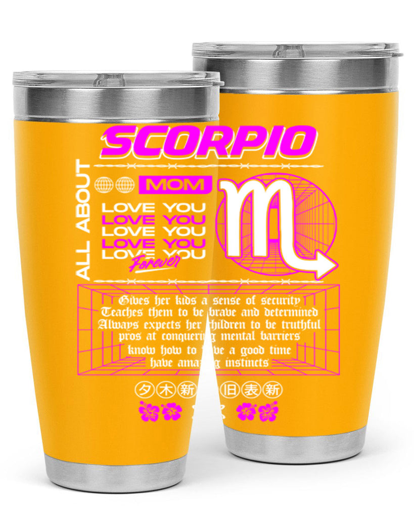scorpio 457#- zodiac- Tumbler