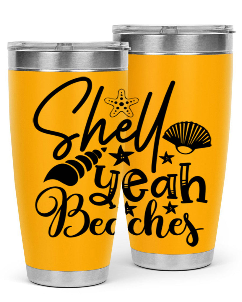 shell yeah beaches Style 75#- summer- Tumbler