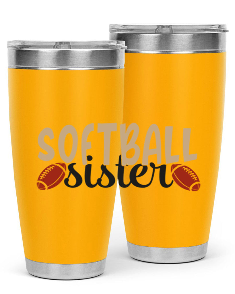 softball sister 2272#- softball- Tumbler
