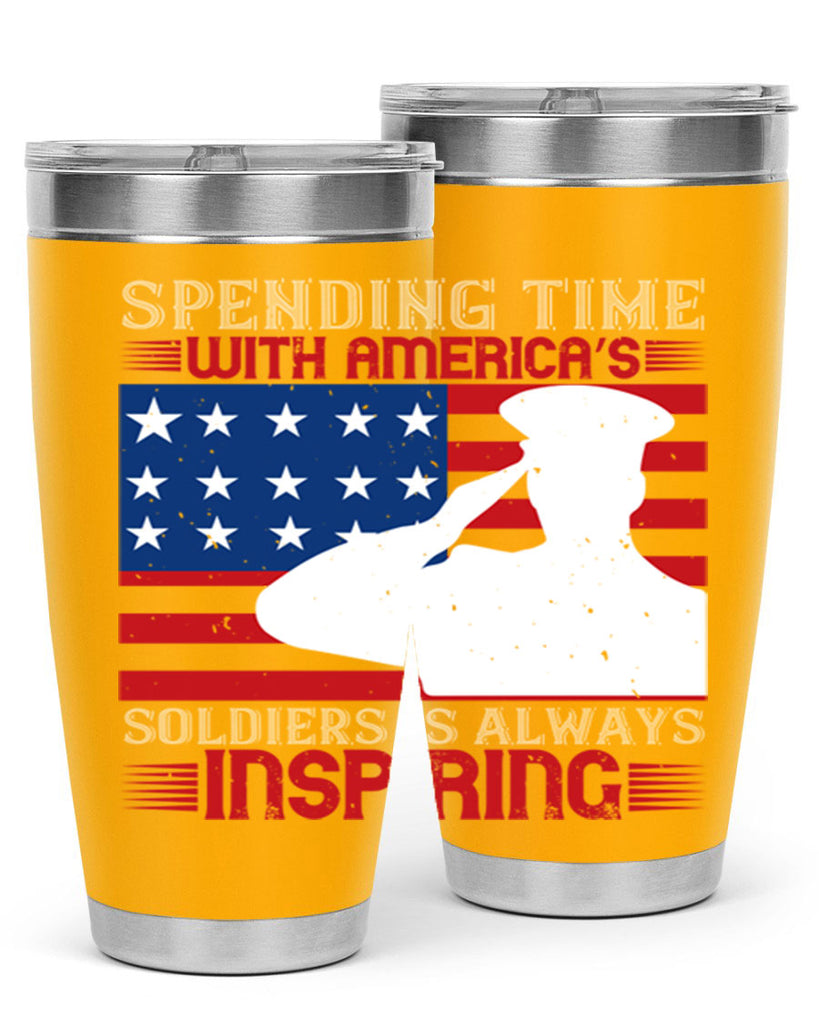spending time with americas 90#- Veterns Day- Tumbler