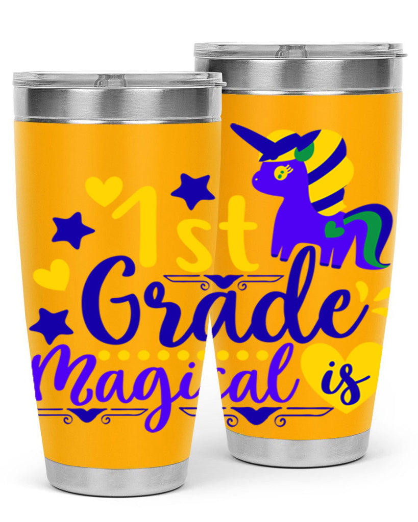st grade magical 63#- mardi gras- Tumbler