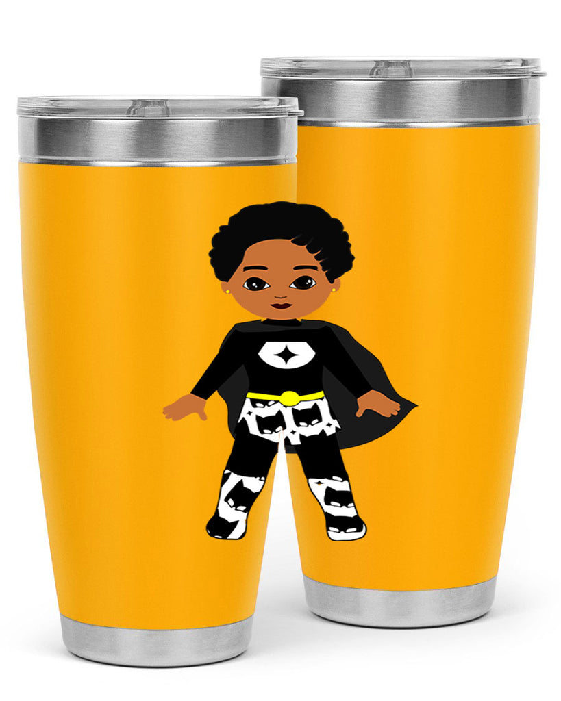 super kid 11#- black men - boys- tumbler