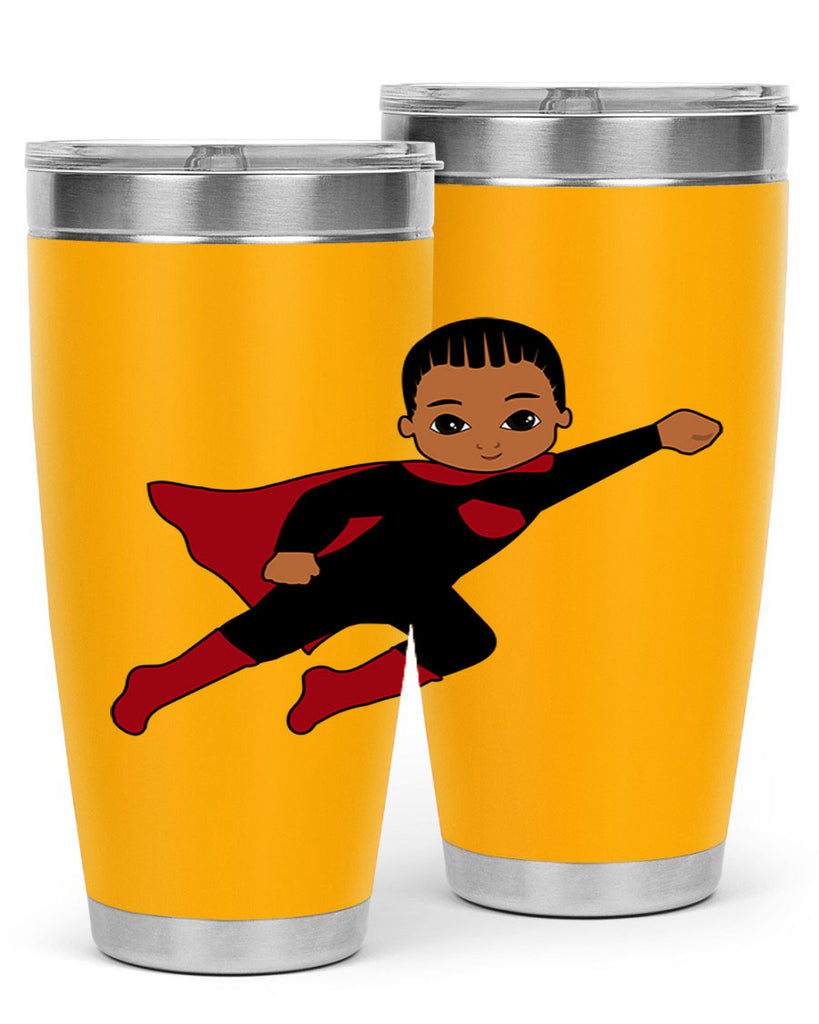 super kid 16#- black men - boys- tumbler