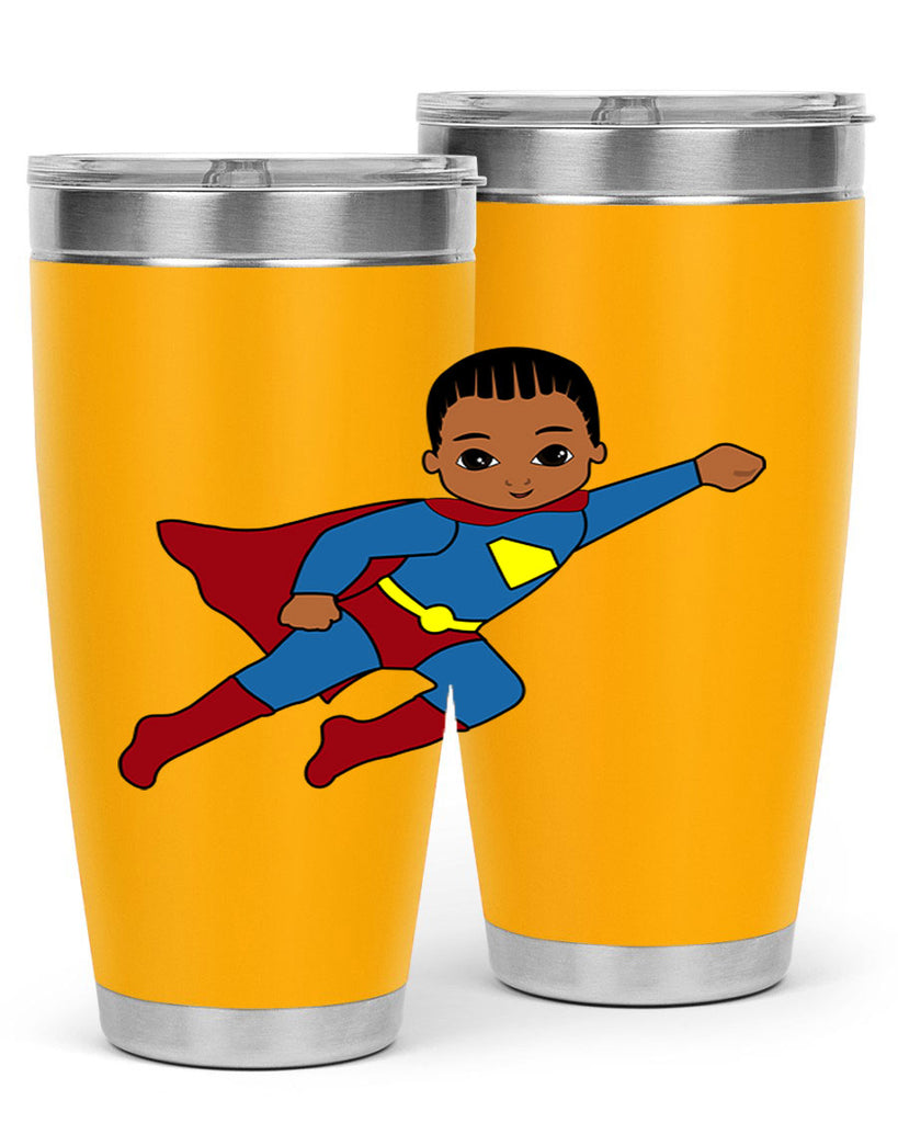 super kid 1#- black men - boys- tumbler