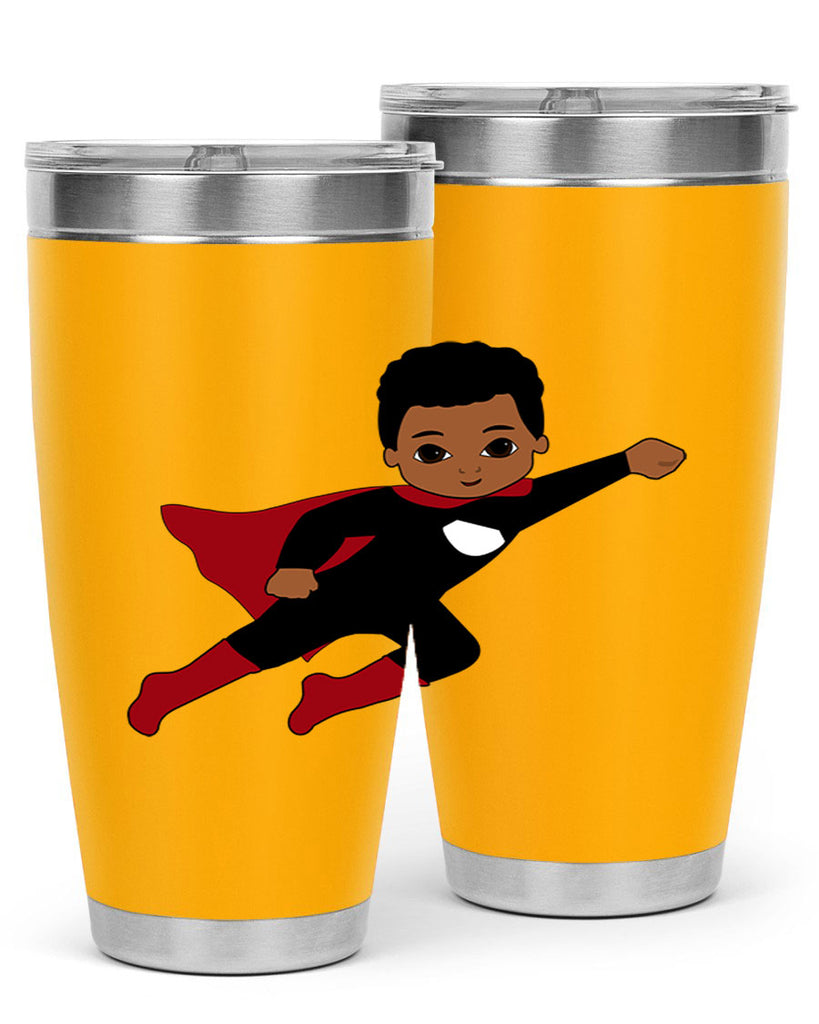 super kid 5#- black men - boys- tumbler