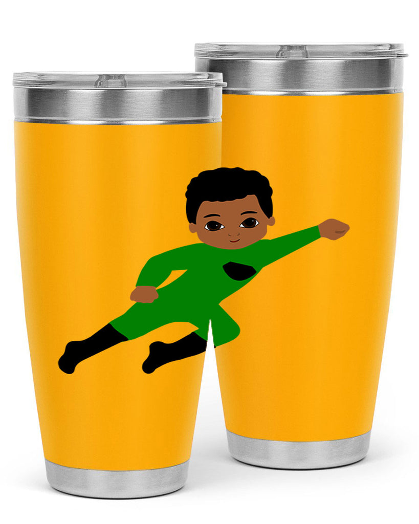super kid 6#- black men - boys- tumbler