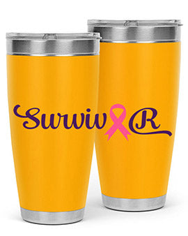 survivor Style 3#- breast cancer- Tumbler