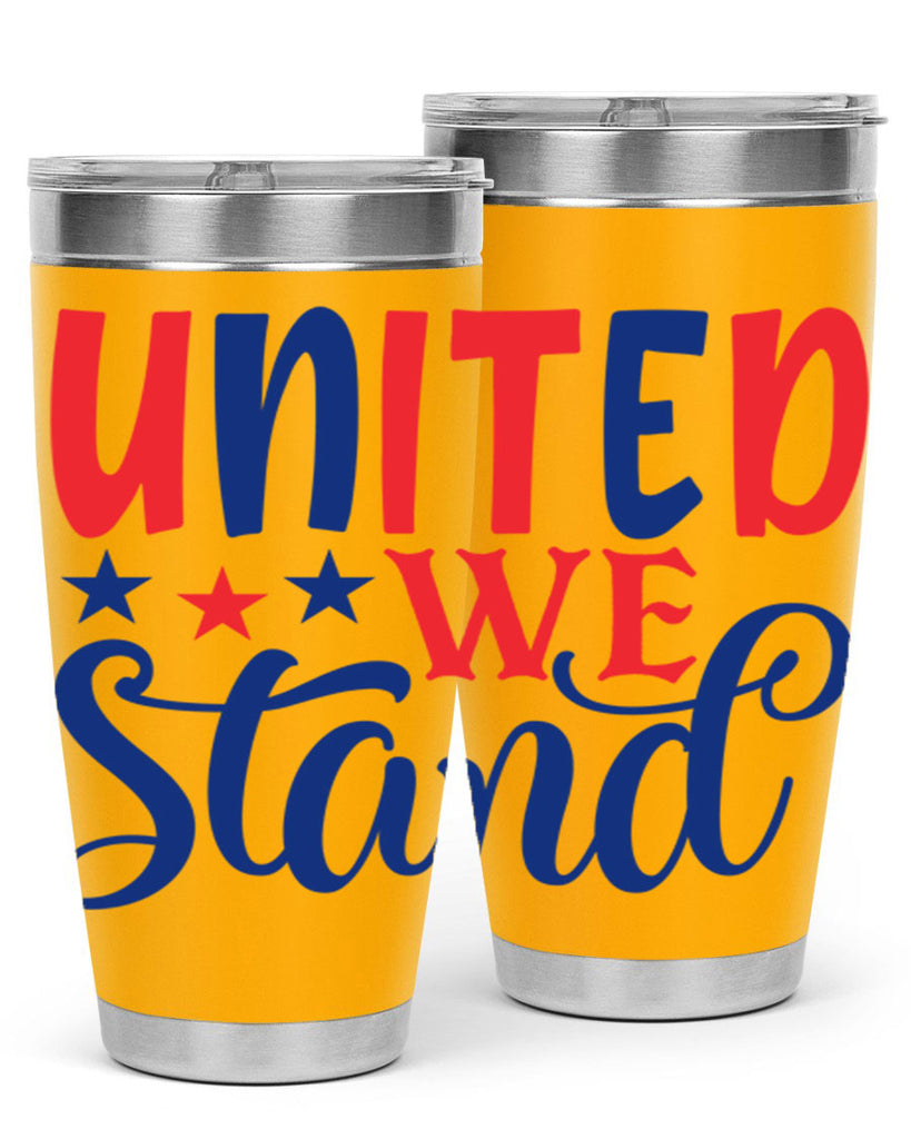 united we stand Style 75#- Fourt Of July- Tumbler