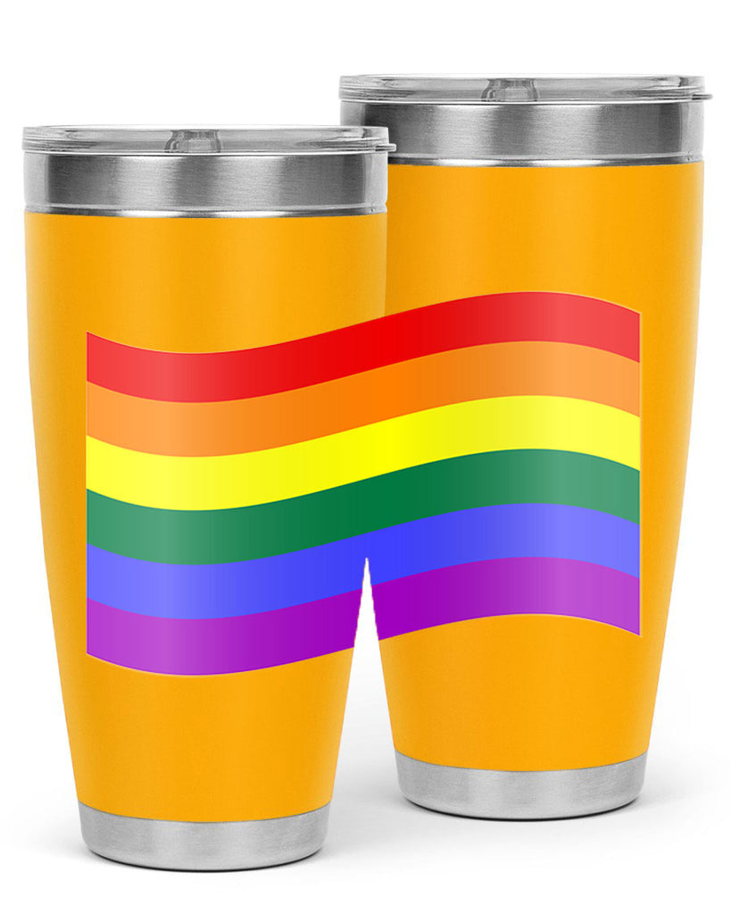 wavy rainbow flag 1#- lgbt- Tumbler