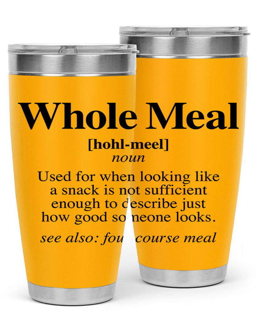 whole meal 10#- black words phrases- Cotton Tank