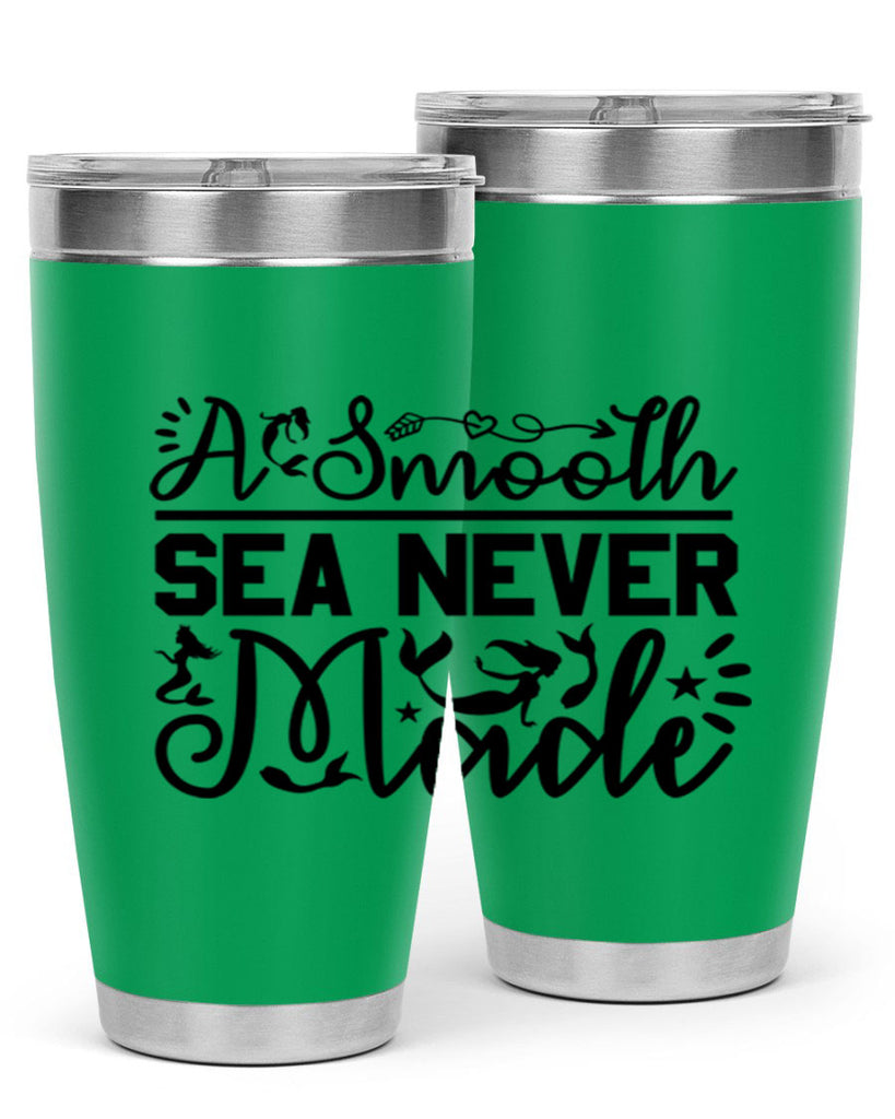 A Smooth Sea Never Made 11#- mermaid- Tumbler