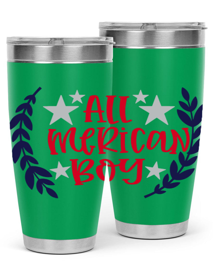 All Merican Boy Style 143#- Fourt Of July- Tumbler