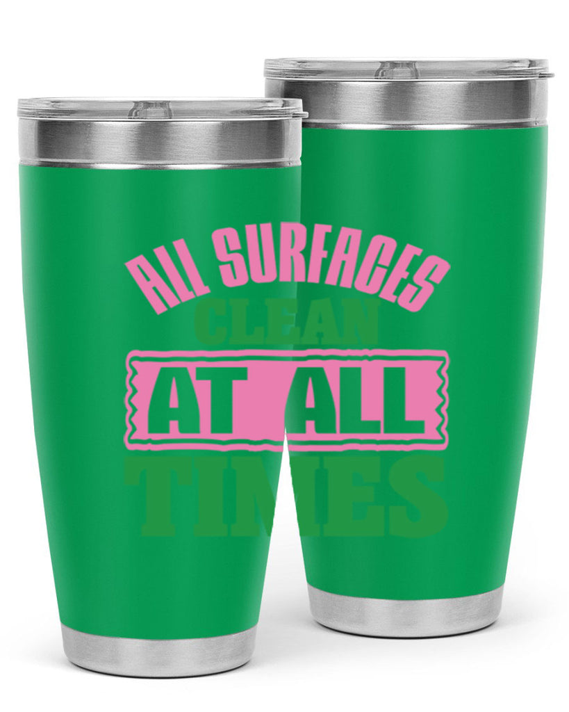 All surfaces clean at all times Style 1#- cleaner- tumbler