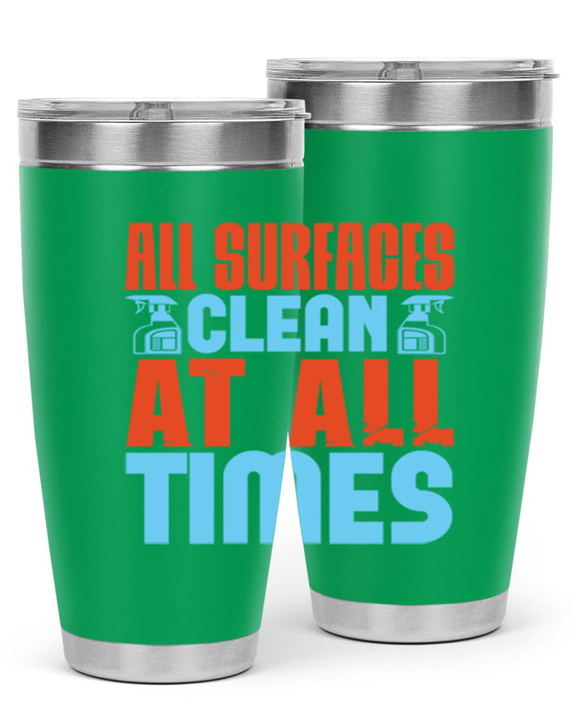 All surfaces clean at all times Style 2#- cleaner- tumbler