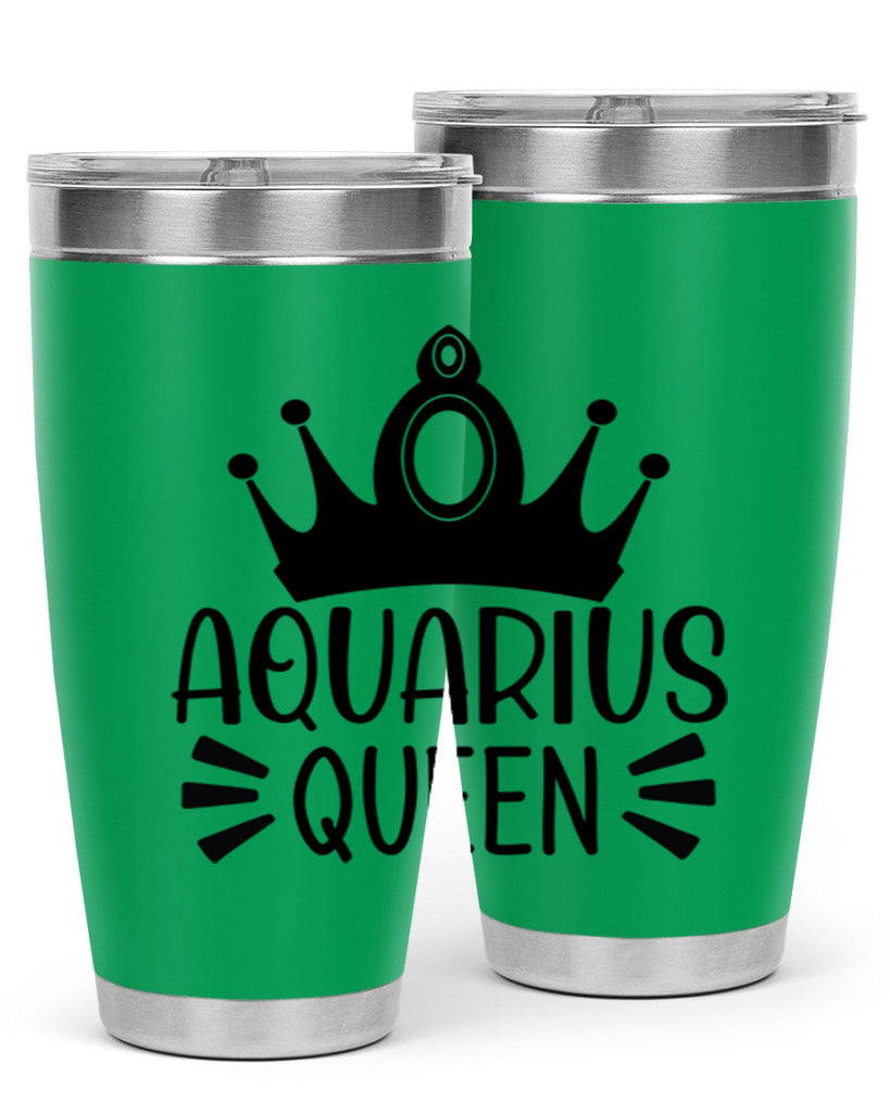 Aquarius queen 73#- zodiac- Tumbler