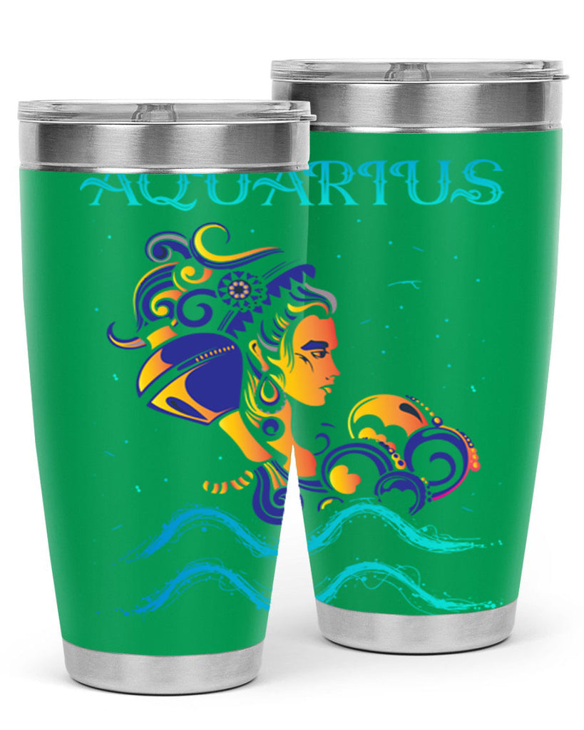 AquariusZodiac 76#- zodiac- Tumbler