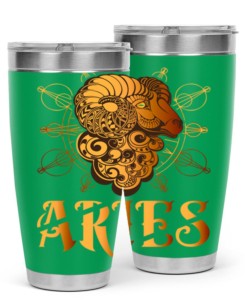 Aries 121#- zodiac- Tumbler