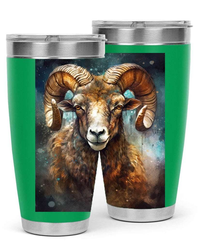Aries 54#- zodiac- Tumbler
